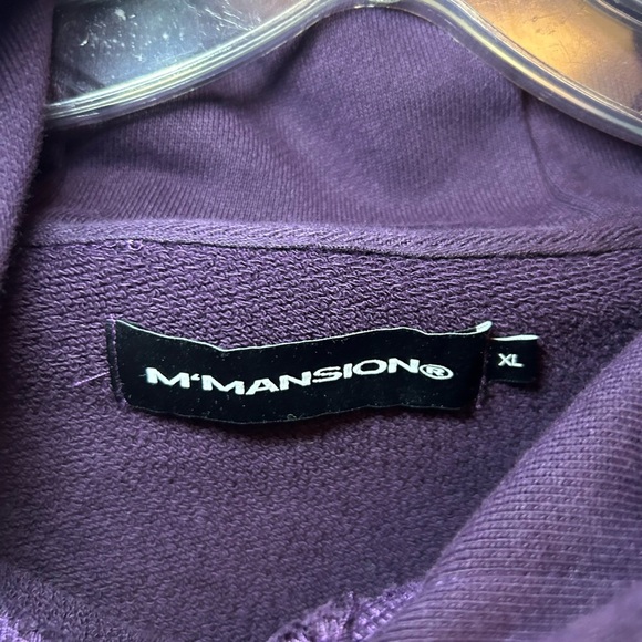 Moonlight Mansion "archives" cropped boxy pullover hoodie - Picture 2 of 6